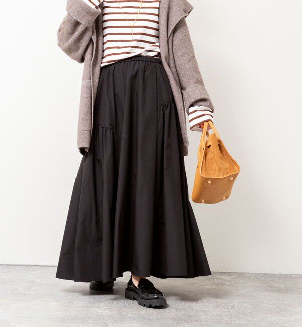 NOLLEY'S「ウォッシャブルブロードサイドマルチWAYギャザースカート」|スカート|