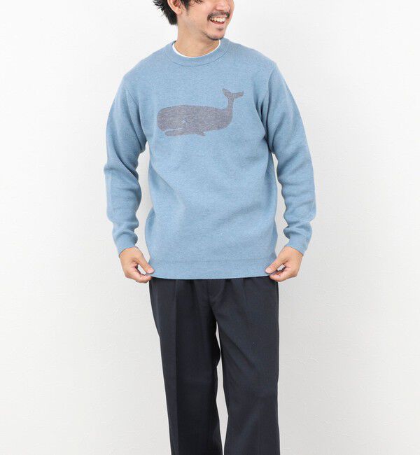 NOLLEY'S goodman「クジラWJQ ダブルジャカードニット 25AW」|ニット・セーター|