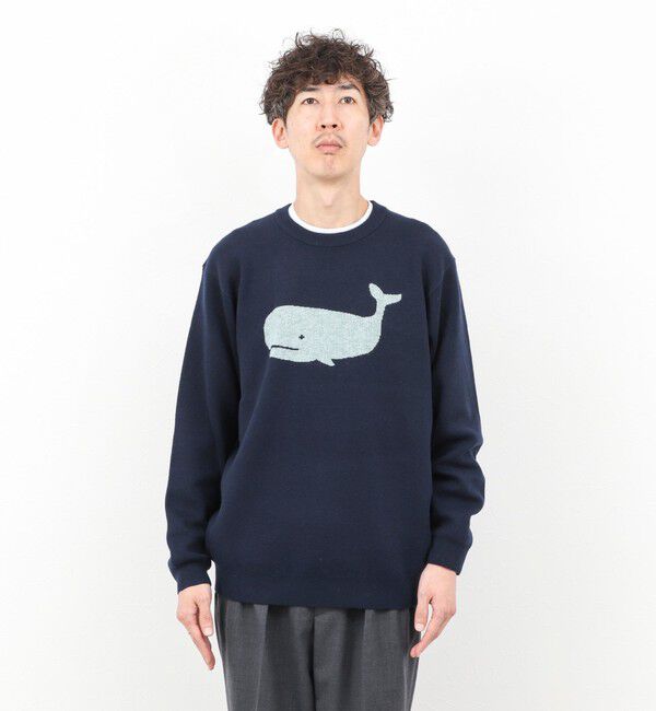 NOLLEY'S goodman「クジラWJQ ダブルジャカードニット 25AW」|ニット・セーター|