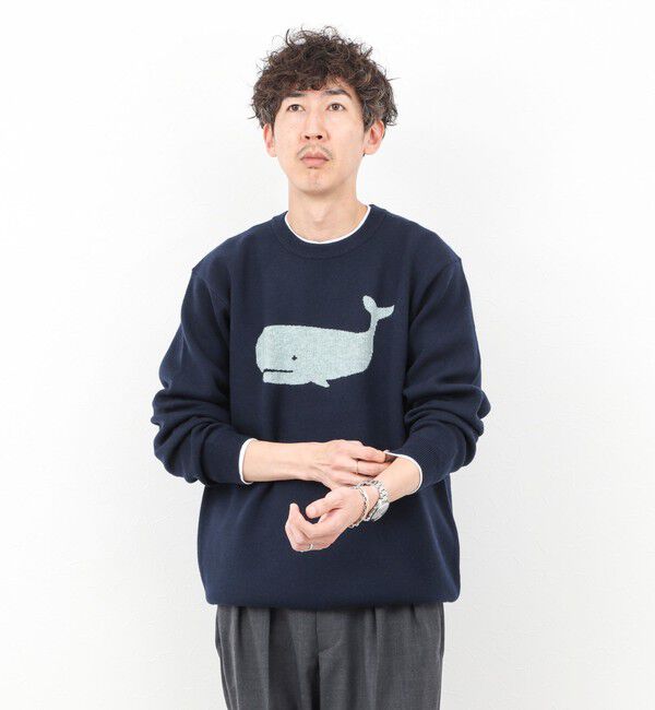NOLLEY'S goodman「クジラWJQ ダブルジャカードニット 25AW」|ニット・セーター|