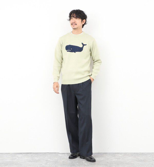 NOLLEY'S goodman「クジラWJQ ダブルジャカードニット 25AW」|ニット・セーター|