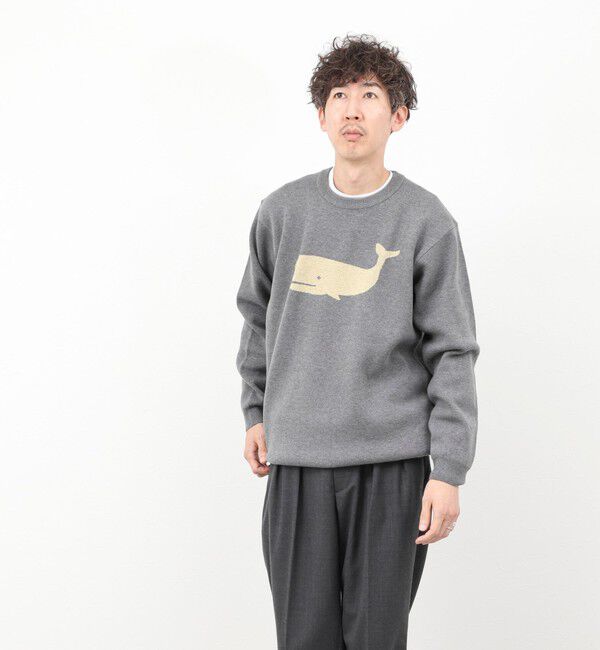 NOLLEY'S goodman「クジラWJQ ダブルジャカードニット 25AW」|ニット・セーター|