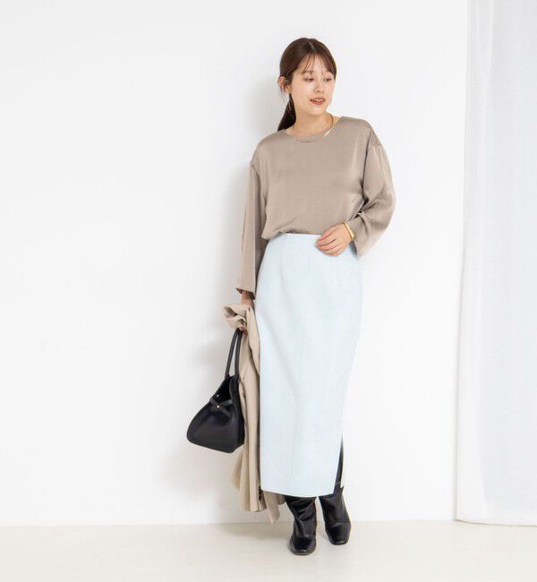 NOLLEY'S sophi「ウォッシャブル2WAYサテンブラウス」|シャツ・ブラウス|