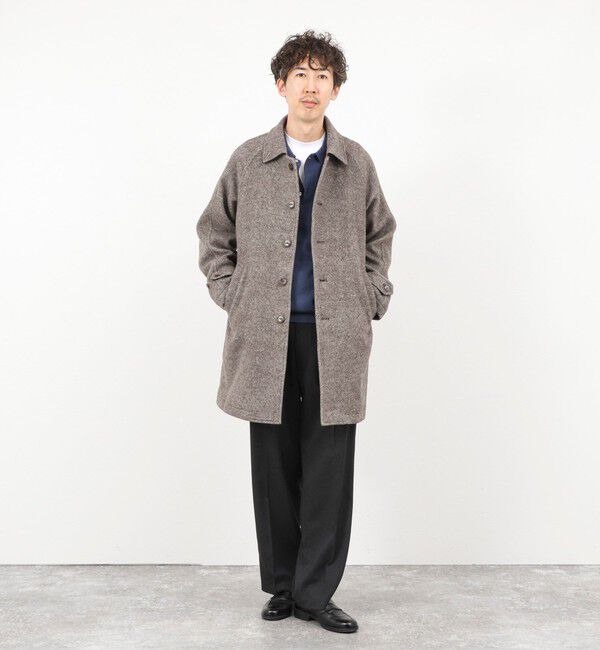 NOLLEY'S goodman「《ビジカジ対応》尾州ビーバーステンカラーコート 25AW」|ステンカラーコート|