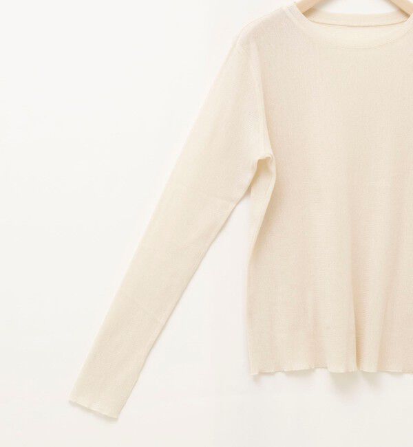 NOLLEY'S sophi「ウォッシャブルラメチュールロンＴ」|Tシャツ・カットソー|