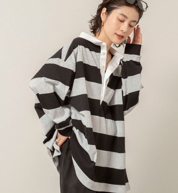 MAQWEL「【新色追加】【MAQWEL/マクウェル】ウォッシャブルBIGラガーシャツ」|シャツ・ブラウス|