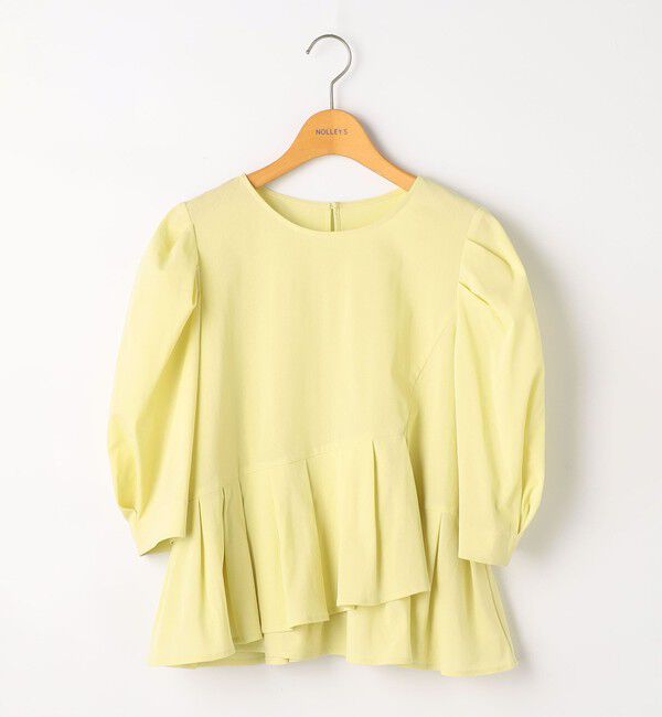 NOLLEY'S「ウォッシャブルサラドラトリコットペプラムブラウス」|シャツ・ブラウス|