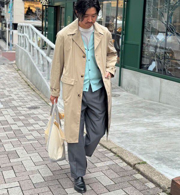 NOLLEY'S goodman「《ビジカジ対応》【ダントツ撥水】ステンカラーコート 26SS」|ステンカラーコート|