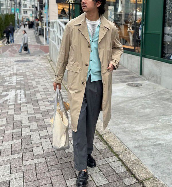 NOLLEY'S goodman「《ビジカジ対応》【ダントツ撥水】ステンカラーコート 26SS」|ステンカラーコート|