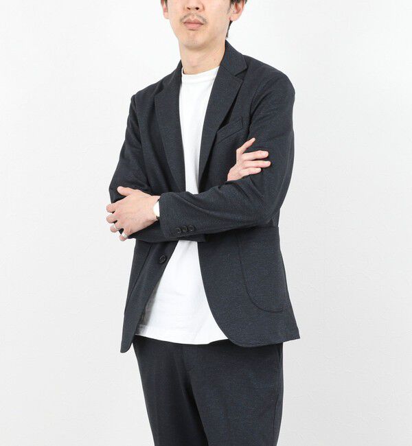 NOLLEY'S goodman「《ビジカジ/セットアップ対応》シャークジャージ イージーJK 26SS」|テーラードジャケット|