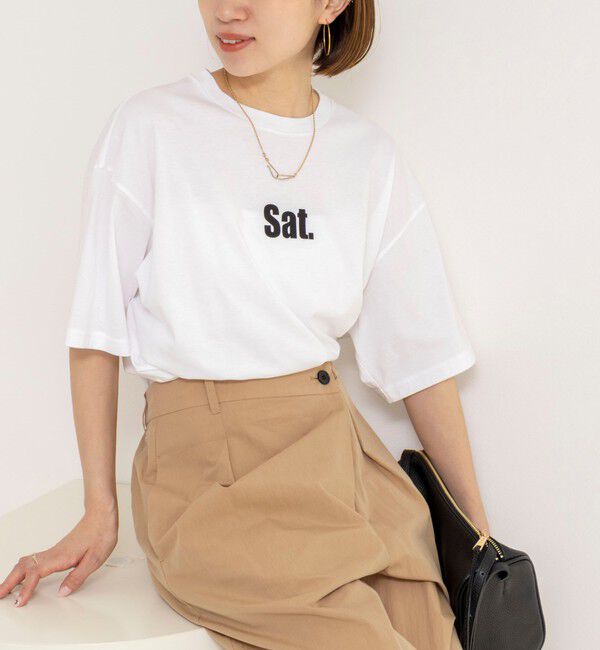 NOLLEY'S「ウォッシャブルweekendTシャツ」|Tシャツ・カットソー|ホワイト系3