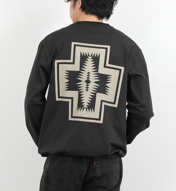 NOLLEY'S goodman「【PENDLETON/ペンドルトン】CALCULO Back Print L/S Tee 26SS」|Tシャツ・カットソー|ブラック