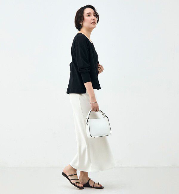 NOLLEY'S「【一部WEB限定カラー】《手洗い可能》エアリータッチゆったりVネックカーディガン」|カーディガン|