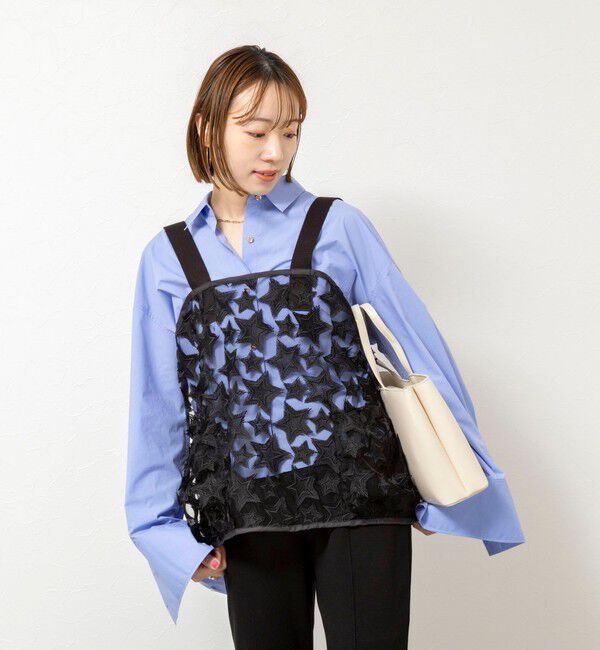 Rie Miller「45th limited edition2WAYスターフリンジミリタリーベスト」|ブルゾン・スタジャン|