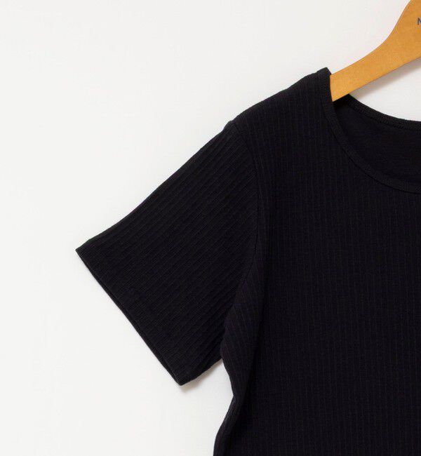 NOLLEY'S「ウォッシャブルバックデザインリブＴシャツ」|Tシャツ・カットソー|