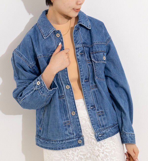 NOLLEY'S sophi「【upper hights/アッパーハイツ】THE ESSENTIAL JACKET」|デニムジャケット|ライトブルー