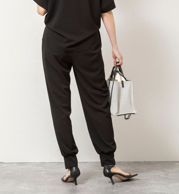 NOLLEY'S「【WEB＆一部店舗限定カラー】《セットアップ対応》ジョーゼットジョガーパンツ」|チノ|