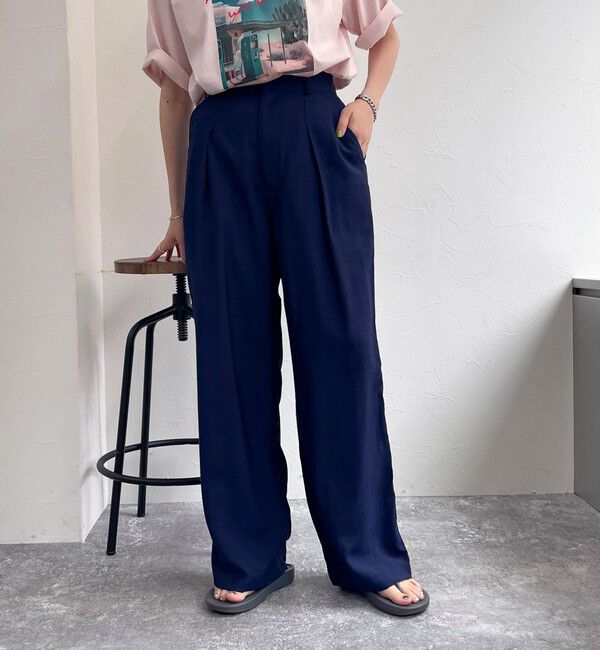 fredy emue「クールタンブラーツイルスラックス」|スラックス|