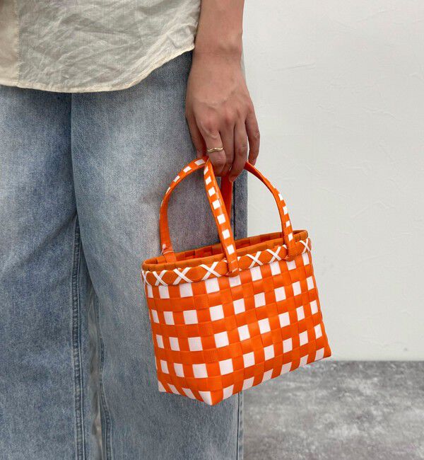 fredy emue「【PALI/パリ】 Market Baskets Xmini」|かごバッグ|オレンジ