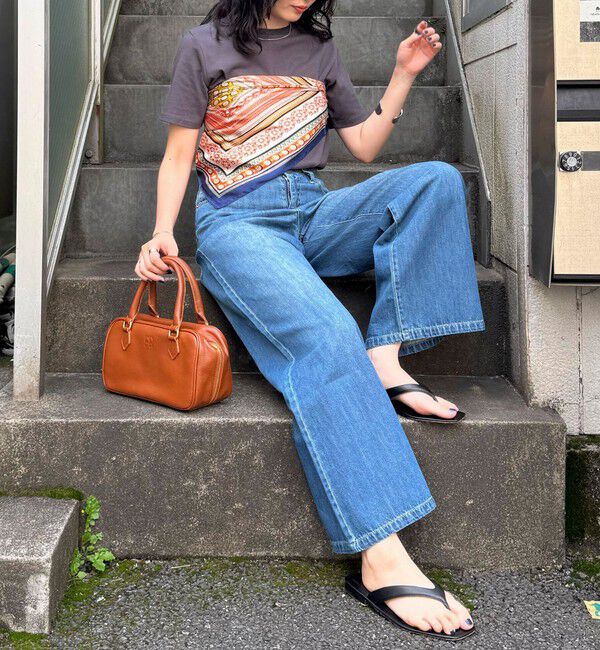 fredy emue「オリエンタルスクエアプリントスカーフ」|バンダナ・スカーフ|