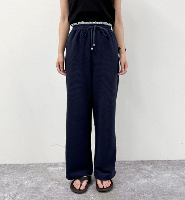 fredy emue「ウエストレイヤードイージーパンツ」|チノ|