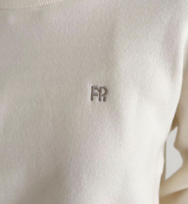 fredy emue「FR刺繍スウェットニットプルオーバー」|ニット・セーター|