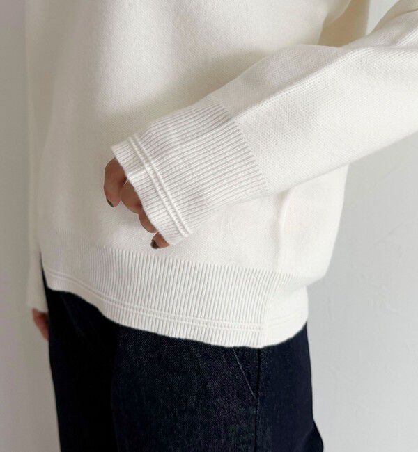 fredy emue「FR刺繍スウェットニットプルオーバー」|ニット・セーター|