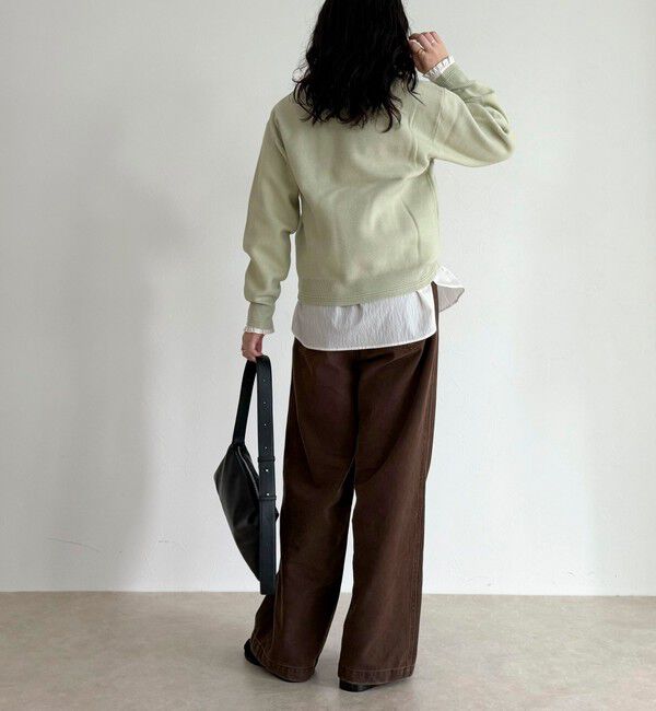 fredy emue「FR刺繍スウェットニットプルオーバー」|ニット・セーター|