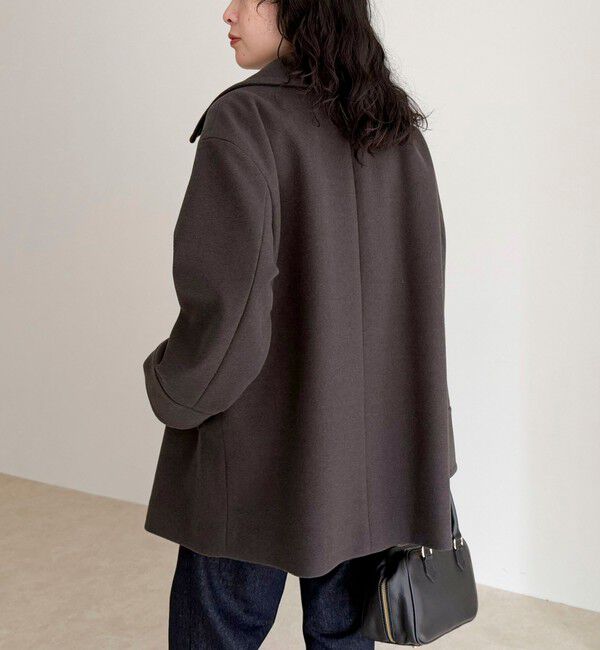 fredy emue「【リバイバル/新色追加】ウール混ミドル丈Pコート」|ピーコート|