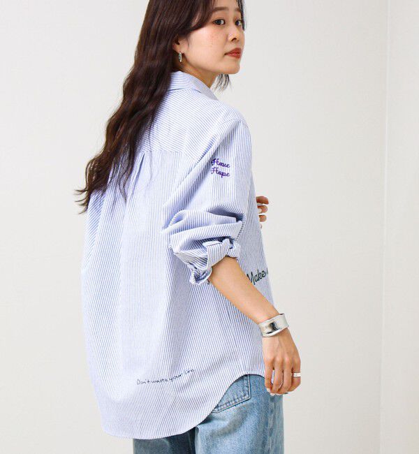 GLOSTER「【気分を上げるフレーズ】ポジティブメッセージシャツ パート2」|シャツ・ブラウス|