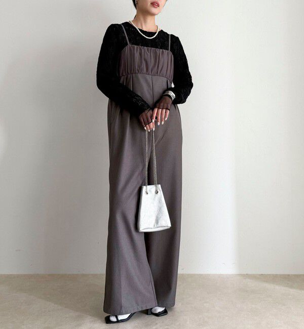 fredy emue「チュール切替オールインワン」|オールインワン|