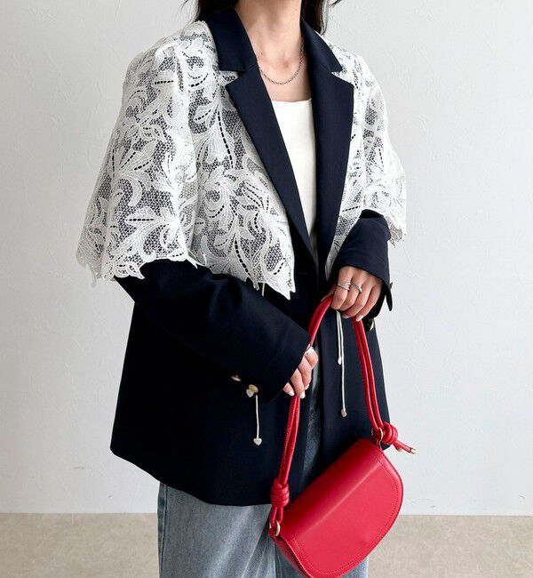 fredy emue「【3サイズ展開/オンオフ使える】ダブルブレストジャケット」|テーラードジャケット|