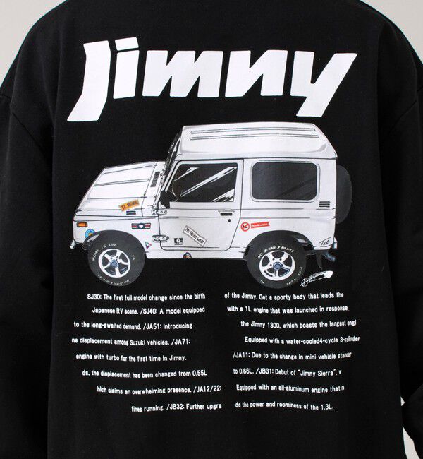 GLOSTER「【ロングセラーコラボ】ジムニー&times;GLOSTER Suzuki Jimny 裏毛プリントスウェット」|スウェット・ジャージ|