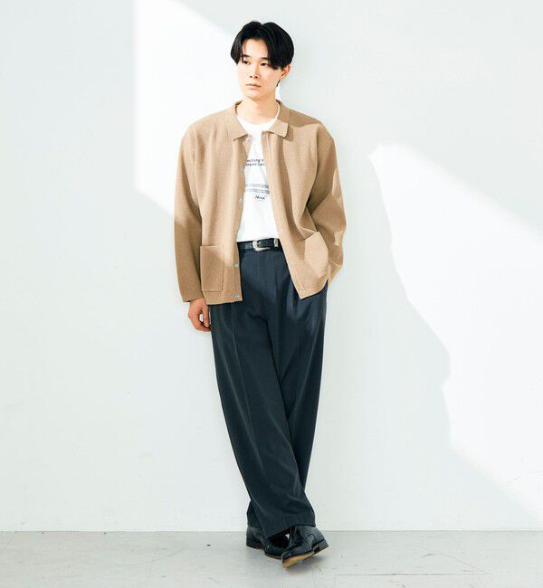 GLOSTER「【品よく羽織れる】COACH KNITカーデ」|カーディガン|