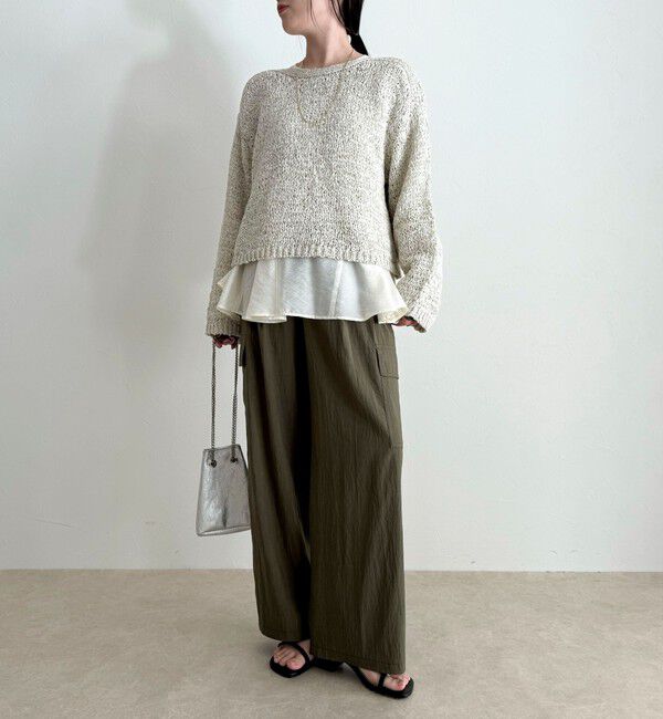 fredy emue「テープヤーンニットプルオーバー」|ニット・セーター|
