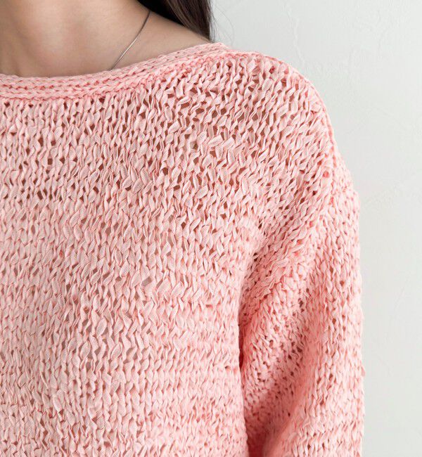 fredy emue「テープヤーンニットプルオーバー」|ニット・セーター|