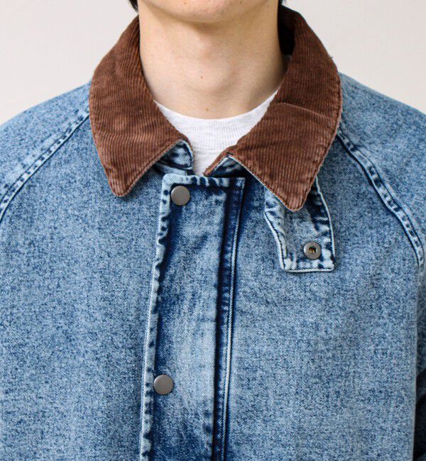GLOSTER「【ダック地/デニム】衿コール カバーオール」|その他|