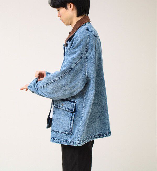 GLOSTER「【ダック地/デニム】衿コール カバーオール」|その他|