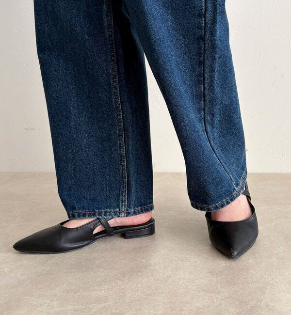 fredy emue「《セットアップ対応》ワイドテーパードデニムパンツ」|デニム|