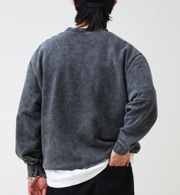 GLOSTER「カラフルスノーパウダー 裏毛プルオーバースウェット」|スウェット・ジャージ|