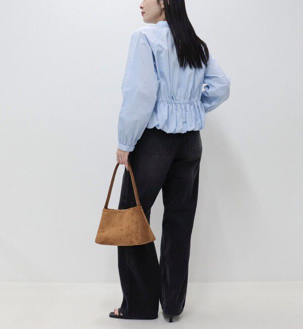 fredy emue「クロップドバルーン前開きブラウス」|シャツ・ブラウス|