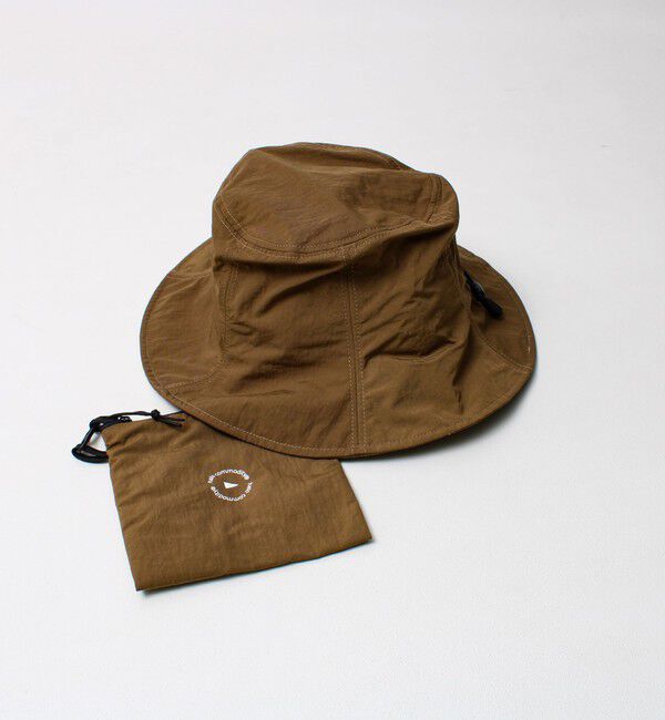 GLOSTER「【halo Commodity/ハロ コモディティー】Bend Fall Hat」|ハット|キャメル
