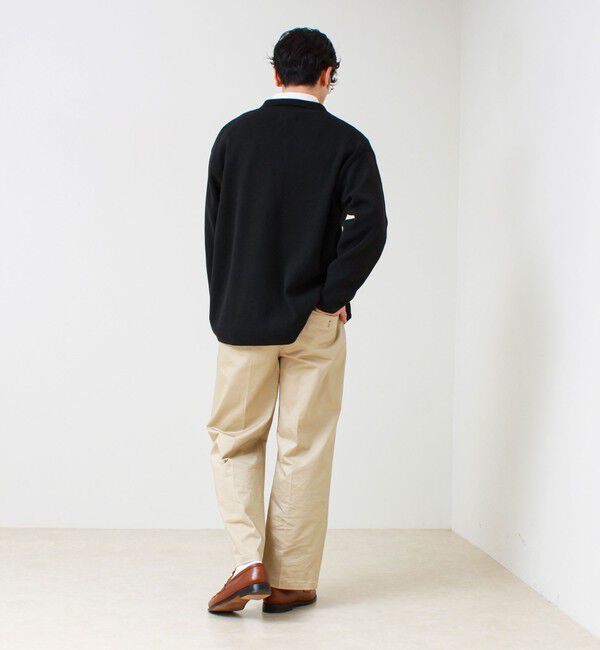 GLOSTER「【大人の万能パンツ】タックチノイージートラウザー」|チノ|