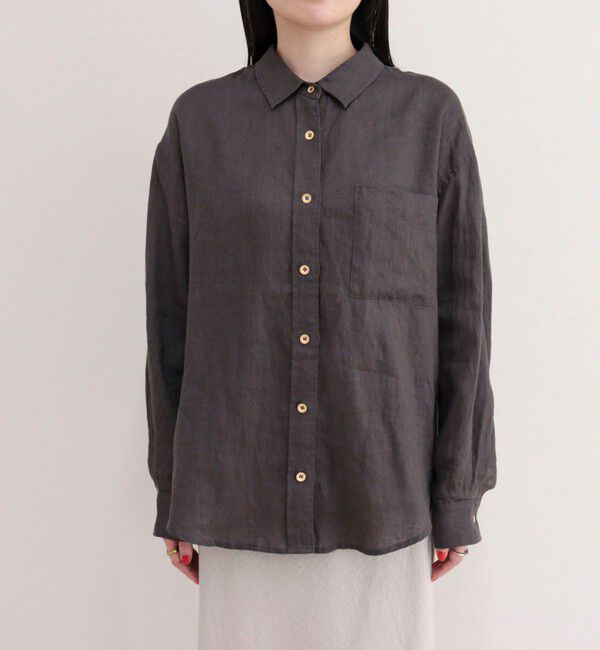 fredy emue「LINEN100 2WAYカシュクールシャツ」|シャツ・ブラウス|