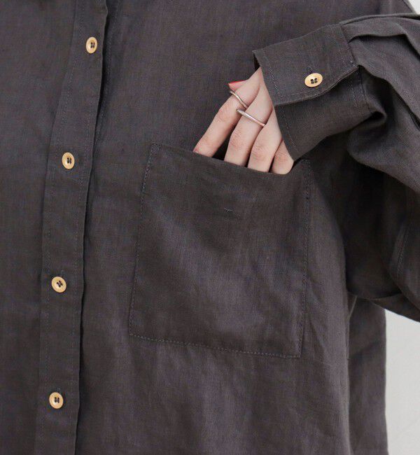 fredy emue「LINEN100 2WAYカシュクールシャツ」|シャツ・ブラウス|