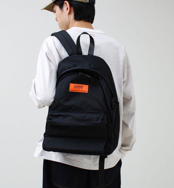 GLOSTER「【UNIVERSAL OVERALL】Slant daypack」|リュック|ブラック