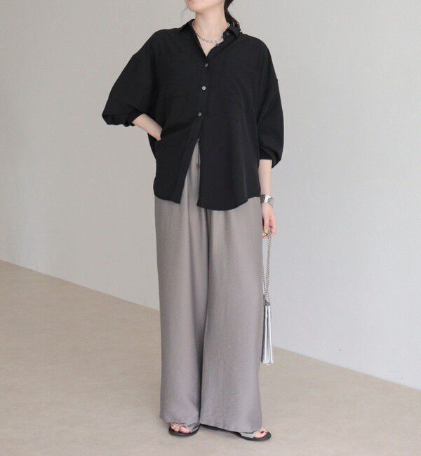 fredy emue「とろみカシュクールシャツ」|シャツ・ブラウス|