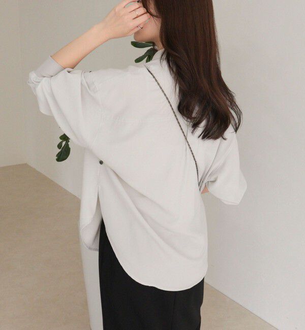 fredy emue「とろみカシュクールシャツ」|シャツ・ブラウス|