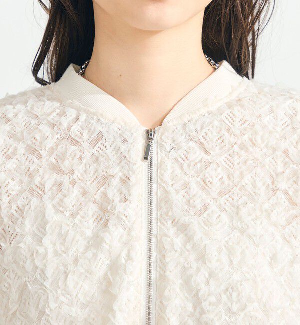 fredy emue「シアーレースZIPブルゾン」|ブルゾン・スタジャン|