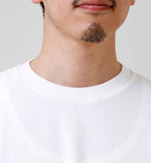 GLOSTER「【立体感素材】フクレジャガード 半袖Tシャツ」|Tシャツ・カットソー|